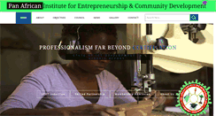 Desktop Screenshot of panafricaninstitute.org
